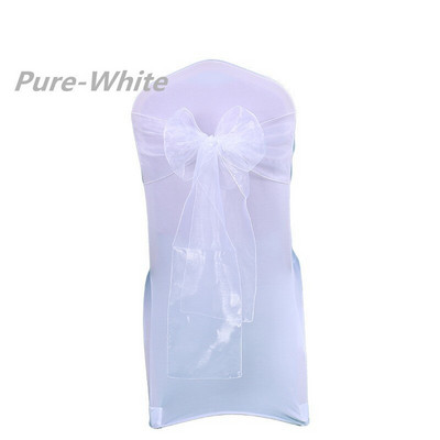 VRUĆE 25 KOM 18 CM * 275 CM Teal Blue Organza Pojasnice za stolice Svadbena zabava Banket Mašna Navlaka za stolice Ukrasni pribor - SASH