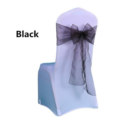 VRUĆE 25 KOM 18 CM * 275 CM Teal Blue Organza Pojasnice za stolice Svadbena zabava Banket Mašna Navlaka za stolice Ukrasni pribor - SASH