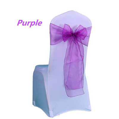 VRUĆE 25 KOM 18 CM * 275 CM Teal Blue Organza Pojasnice za stolice Svadbena zabava Banket Mašna Navlaka za stolice Ukrasni pribor - SASH