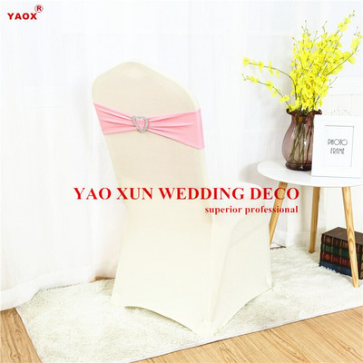 25 vnt Širdies sagtis Lycra Band Spandex kėdės varčia, skirta spandex kėdės dangtelio vestuvių renginio dekoravimui