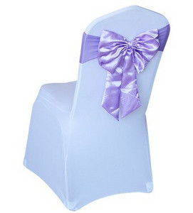 Karštas išpardavimas kėdės užvalkalas satino juostelės kaklaraiščiai banketai satino kėdės juosta vestuvių renginiams viešbučio vakarėlio dekoravimui
