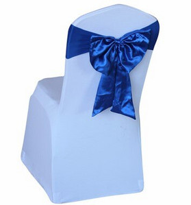 Karštas išpardavimas kėdės užvalkalas satino juostelės kaklaraiščiai banketai satino kėdės juosta vestuvių renginiams viešbučio vakarėlio dekoravimui
