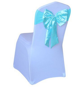 Karštas išpardavimas kėdės užvalkalas satino juostelės kaklaraiščiai banketai satino kėdės juosta vestuvių renginiams viešbučio vakarėlio dekoravimui