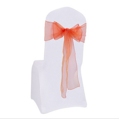 50 kom mint zelena svadbena organza stolica čvor za vjenčanje leptir kravata vrpce za mašne ukras stolice vjenčanje brak