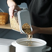 konyhai tároló tartály Gabonatároló tartály Nagy tárolótartály Konyhai háztartási gabonazáras tartály tiszta élelmiszer nedvességálló