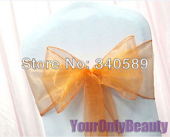 20 boja po izboru--25 kom Boja 8" Š x 108" D Šarene mašne od organze Maramice od tila Rola za vjenčanje Dekoracija stola Staza za stol Organza