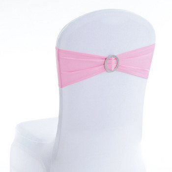 Υψηλής ποιότητας Spandex Φιόγκος με στρογγυλό δαχτυλίδι για διακόσμηση πάρτι δεξιώσεων Γάμος Ελαστικά φύλλα καρέκλας spandex