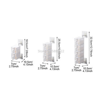 Буркан за подправки Кутия за подправки Кухненски висящ въртящ се органайзер за подправки Прозрачен PP Комплект сол и черен пипер Бутилки Консерви Аксесоари Елемент