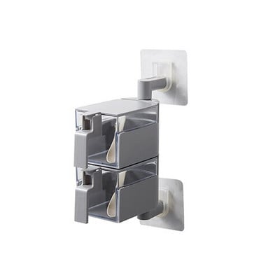 Prieskonių indelio prieskonių dėžutė Virtuvė Pakabinama Besisukanti Prieskoniai Organizatorius Skaidrus PP Druskos Pipirų Rinkinys Buteliai Skardinės Priedai Prekė