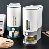 Spremnik za pohranu riže Kutija za doziranje Ideje za kuhinju Plastika od 10 kg Automatska preša otporna na insekte