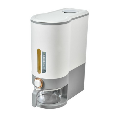 Spremnik za pohranu riže Kutija za doziranje Ideje za kuhinju Plastika od 10 kg Automatska preša otporna na insekte