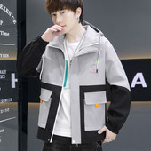 Õhuke taskutega kevad-sügisjope meestele