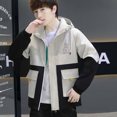 Õhuke taskutega kevad-sügisjope meestele