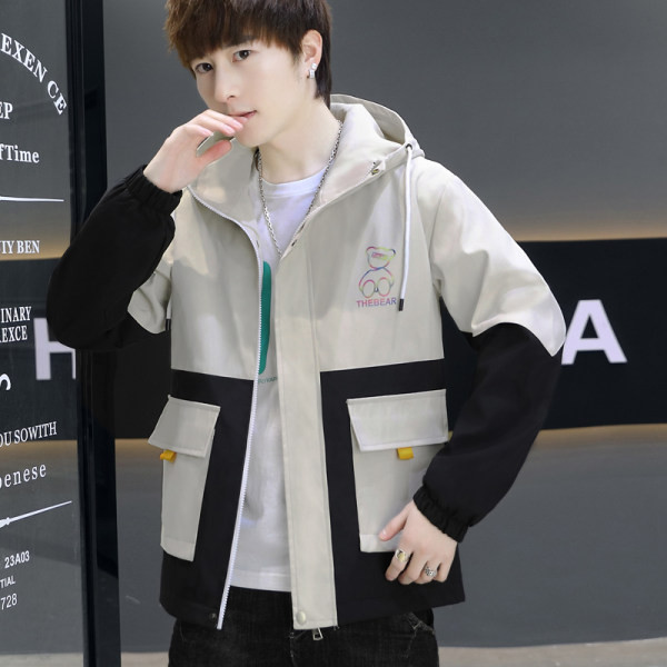 Õhuke taskutega kevad-sügisjope meestele