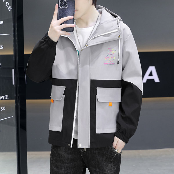 Õhuke taskutega kevad-sügisjope meestele