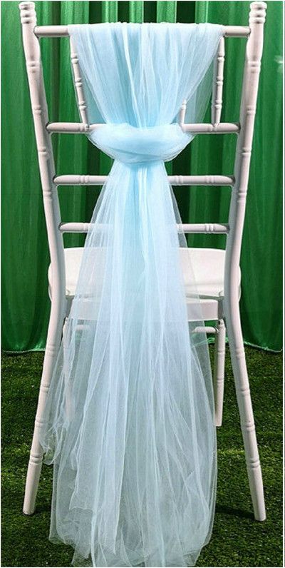 2db sifon etetőszék szoknya slipcovers bolyhos tutu szék szoknya hosszú tüll menyasszonyi esküvőhöz babazuhany születésnapi parti dekoráció