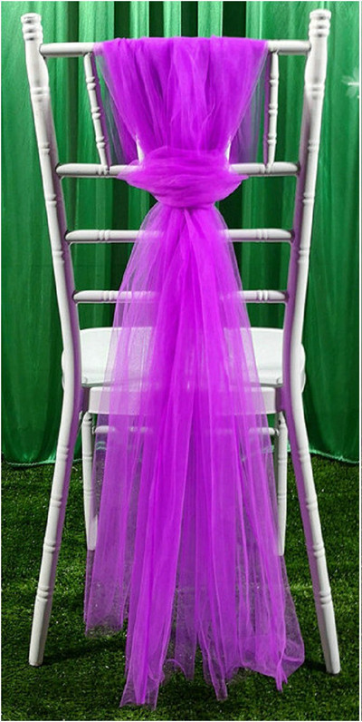 2db sifon etetőszék szoknya slipcovers bolyhos tutu szék szoknya hosszú tüll menyasszonyi esküvőhöz babazuhany születésnapi parti dekoráció