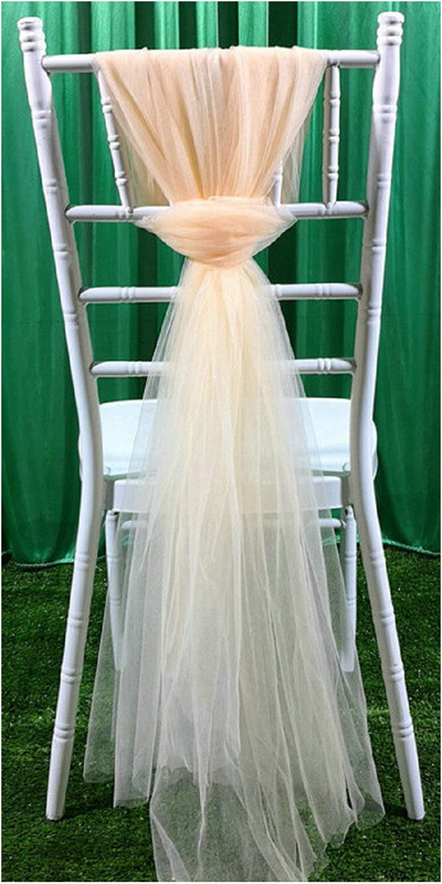 2db sifon etetőszék szoknya slipcovers bolyhos tutu szék szoknya hosszú tüll menyasszonyi esküvőhöz babazuhany születésnapi parti dekoráció