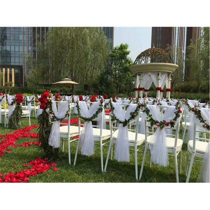 2db sifon etetőszék szoknya slipcovers bolyhos tutu szék szoknya hosszú tüll menyasszonyi esküvőhöz babazuhany születésnapi parti dekoráció