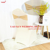 Kopča u obliku srca od lycre pojasa od elastana za stolicu za spandex navlaku za stolicu Dekoracija vjenčanja