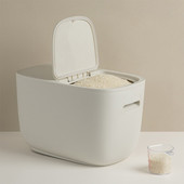 Plastikust riisitera säilituskast Köögitööriistad Avaleht Niiskuskindlad nuudlimahutid Tihend Jahu säilitamiseks Lemmikloomatoidu karbid