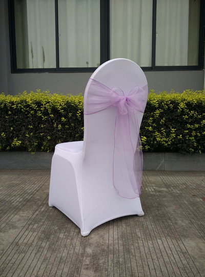 25 komada Čvor za stolice Pribor za bankete za vjenčanje Pojas za stolice Ukras za naslon stolice od organze