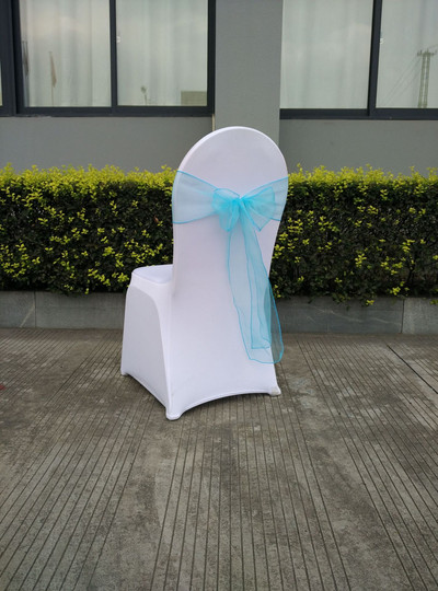 25 komada Čvor za stolice Pribor za bankete za vjenčanje Pojas za stolice Ukras za naslon stolice od organze