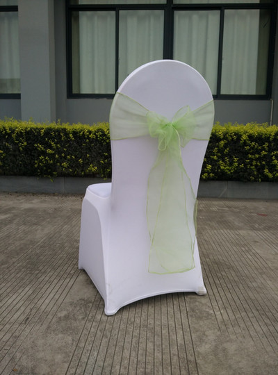 25 komada Čvor za stolice Pribor za bankete za vjenčanje Pojas za stolice Ukras za naslon stolice od organze