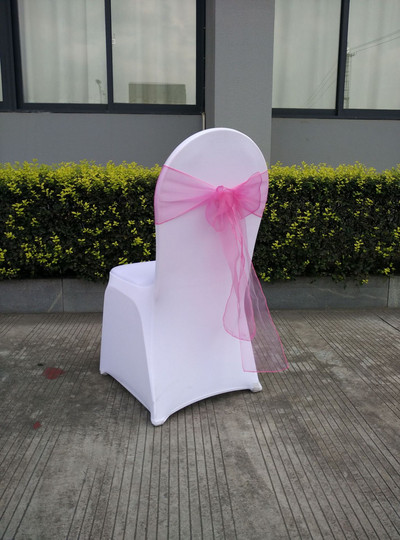 25 komada Čvor za stolice Pribor za bankete za vjenčanje Pojas za stolice Ukras za naslon stolice od organze