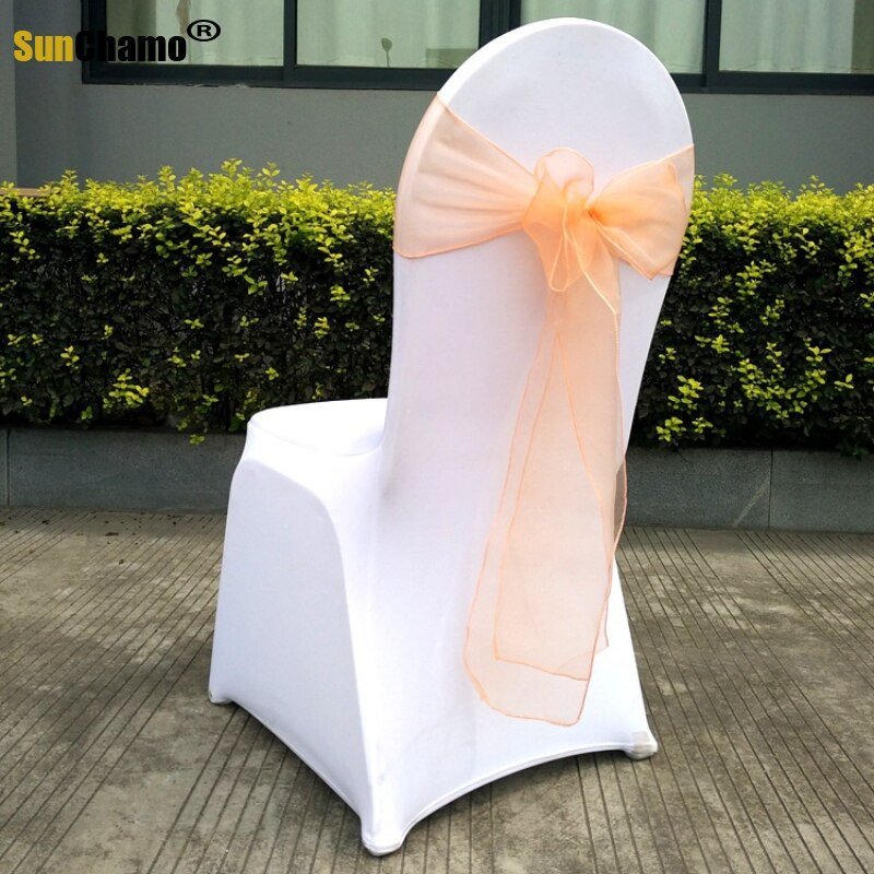 25 komada Čvor za stolice Pribor za bankete za vjenčanje Pojas za stolice Ukras za naslon stolice od organze