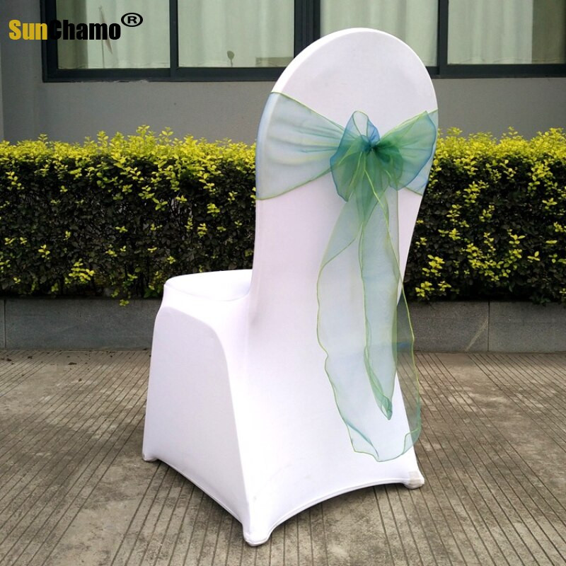 25 komada Čvor za stolice Pribor za bankete za vjenčanje Pojas za stolice Ukras za naslon stolice od organze