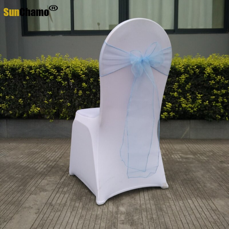 25 komada Čvor za stolice Pribor za bankete za vjenčanje Pojas za stolice Ukras za naslon stolice od organze