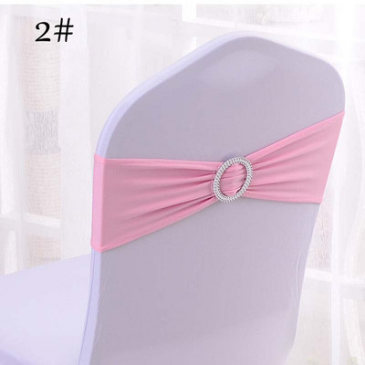 Mcao 10/20/30 KOM. Rastezljivi pojasovi za stolice Mašne Trake od likre i spandexa s kopčom za vjenčanje, bankete, rođendanske dekoracije TJ3836