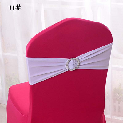 Mcao 10/20/30 KOM. Rastezljivi pojasovi za stolice Mašne Trake od likre i spandexa s kopčom za vjenčanje, bankete, rođendanske dekoracije TJ3836