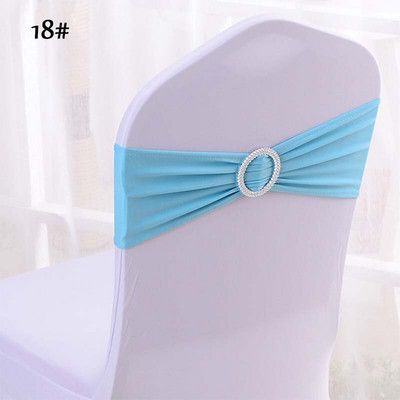Mcao 10/20/30 KOM. Rastezljivi pojasovi za stolice Mašne Trake od likre i spandexa s kopčom za vjenčanje, bankete, rođendanske dekoracije TJ3836