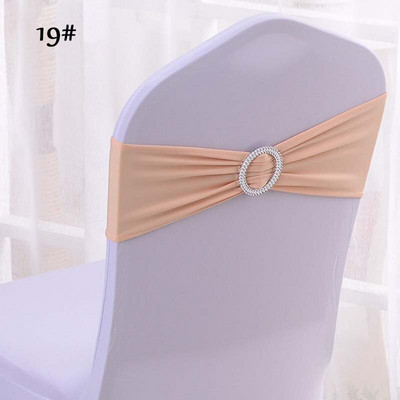 Mcao 10/20/30 KOM. Rastezljivi pojasovi za stolice Mašne Trake od likre i spandexa s kopčom za vjenčanje, bankete, rođendanske dekoracije TJ3836