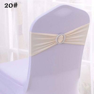 Mcao 10/20/30 KOM. Rastezljivi pojasovi za stolice Mašne Trake od likre i spandexa s kopčom za vjenčanje, bankete, rođendanske dekoracije TJ3836