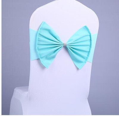 5kom elastične navlake za stolice u obliku mašne od spandeksa za svadbene rastezljive navlake za stolice za svadbene bankete dekoracije za zabave