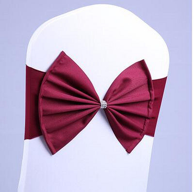 5kom elastične navlake za stolice u obliku mašne od spandeksa za svadbene rastezljive navlake za stolice za svadbene bankete dekoracije za zabave