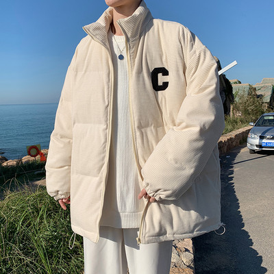 Új modell téli férfi kabát hímzéssel