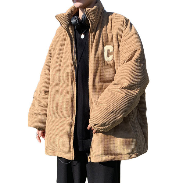 Új modell téli férfi kabát hímzéssel