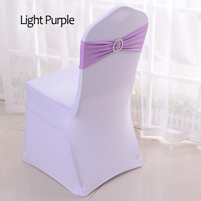 10 komada remenčića remenčića od likre spandexa s klizačem za kopču za vjenčane dekoracije Veleprodaja pojaseva za stolice mašna nije navlaka za stolicu
