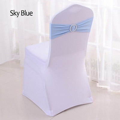 10 komada remenčića remenčića od likre spandexa s klizačem za kopču za vjenčane dekoracije Veleprodaja pojaseva za stolice mašna nije navlaka za stolicu