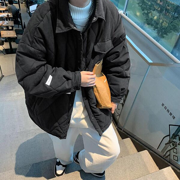 Jacheta lata pentru barbati cu efect matlasat