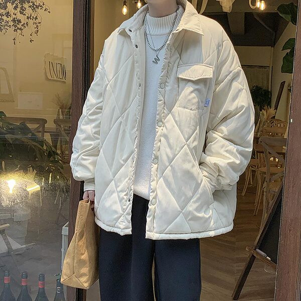 Jacheta lata pentru barbati cu efect matlasat