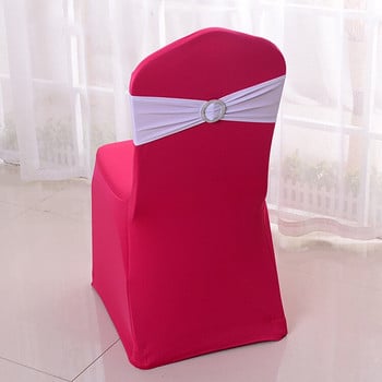 Chair Sash Wedding Lycra Spandex Chair Band Stretch για καλύμματα καρέκλας Διακόσμηση πάρτι Δείπνο Δείπνο Καρέκλα Καρέκλα