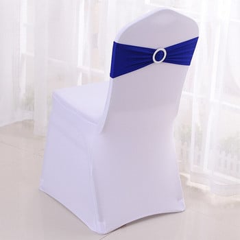 Chair Sash Wedding Lycra Spandex Chair Band Stretch για καλύμματα καρέκλας Διακόσμηση πάρτι Δείπνο Δείπνο Καρέκλα Καρέκλα