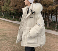 Iarna barbati cu gluga si puf eco - model lat