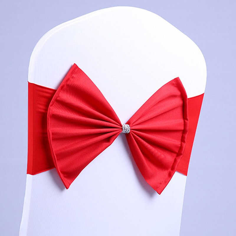 10db nagy masni szárnyak esküvői beltéri kültéri szék szalag sztreccs pillangós nyakkendők party rendezvények hotel bankett dekorációihoz