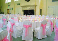 50 komada novih jeftinih svjetlucavih organza stolica za vjenčanje za zabavu, banket, dekoracija, dekoracija događaja